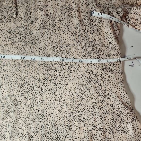 Style & Co. Tan Tie Front Tunic with Relaxed Bell Sleeves - Picture 7 of 10